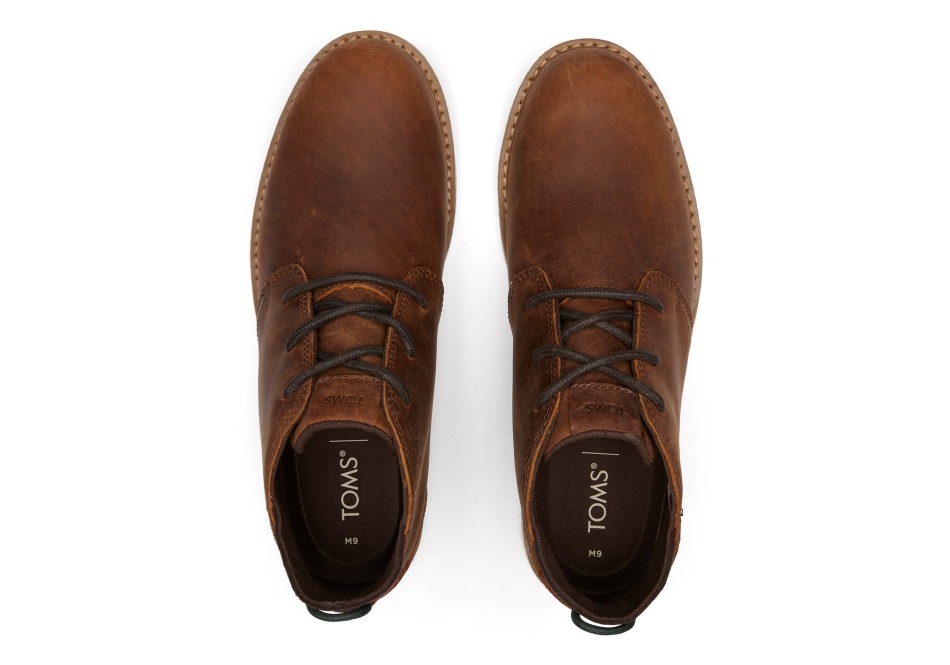 Toms Navi μπότες αδιάβροχο τοπάζι καφέ