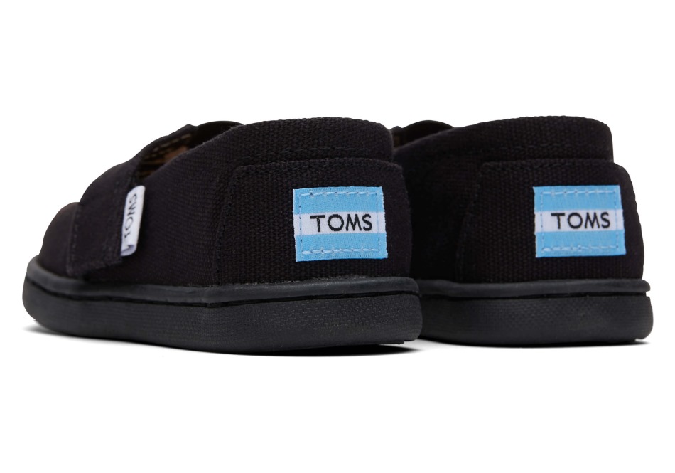 Toms Alpargata καμβάς μαύρο