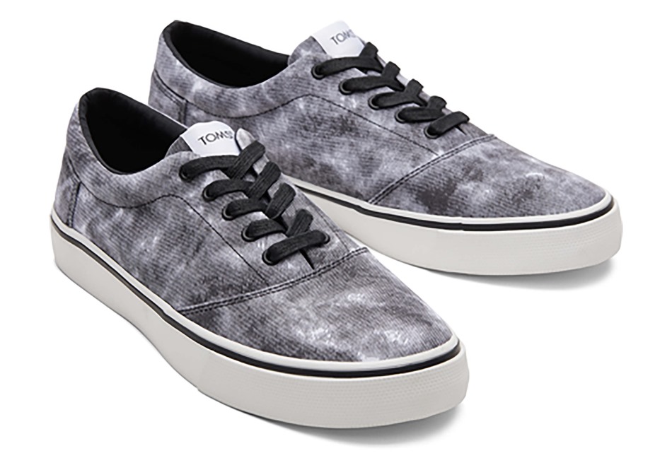 Toms Fenix Repreve μαύρο ταλαιπωρημένο πλυμένο καμβά