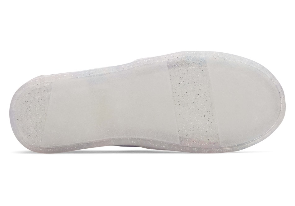 Toms Youth Alpargata μονόκερος γραβάτα αλουμινόχαρτο