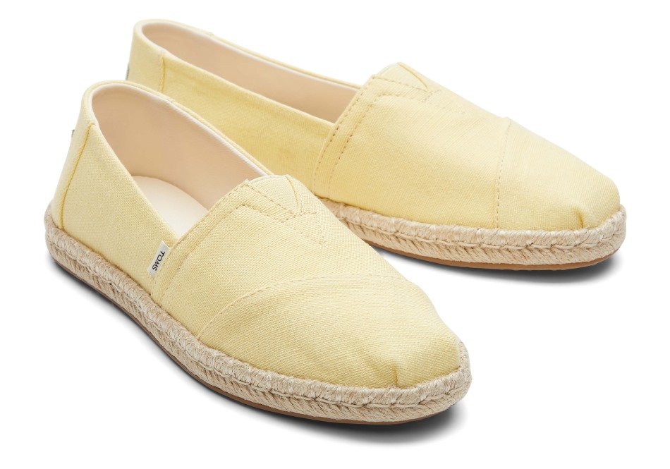 Toms Espadrille Espadrille κίτρινο
