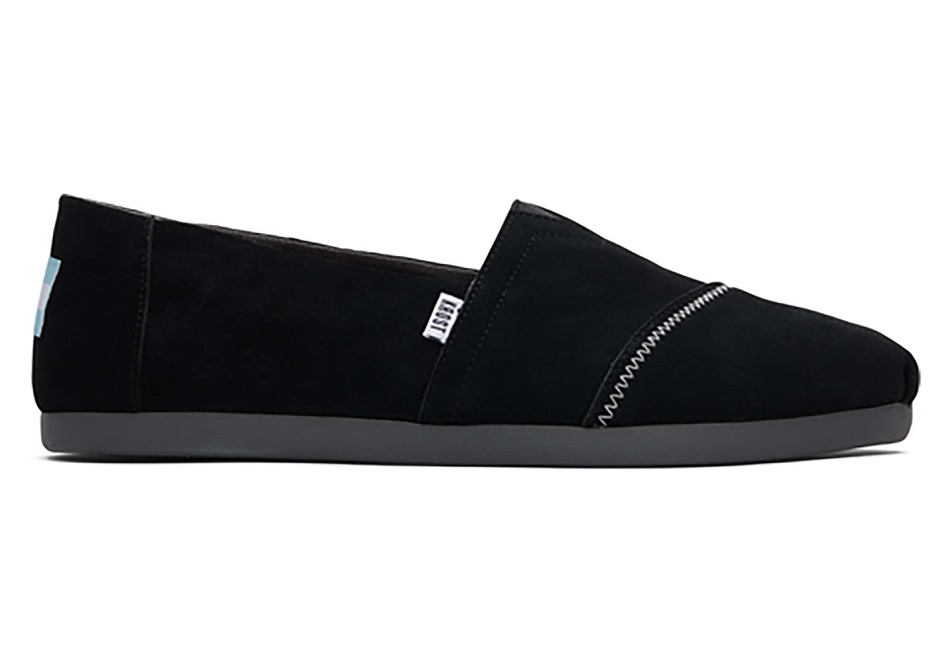 Toms Toms X Krost Alpargata σουέντ μαύρο