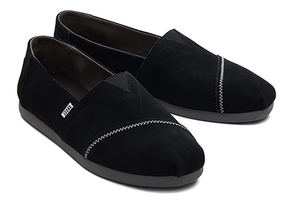 Toms Toms X Krost Alpargata σουέντ μαύρο
