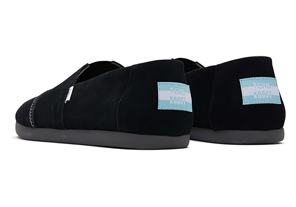 Toms Toms X Krost Alpargata σουέντ μαύρο