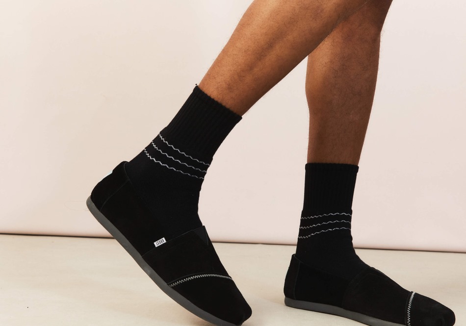 Toms Toms X Krost Alpargata σουέντ μαύρο