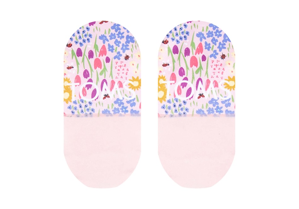 Toms Ultimate No Show κάλτσες λουλούδια χωράφια λουλούδια