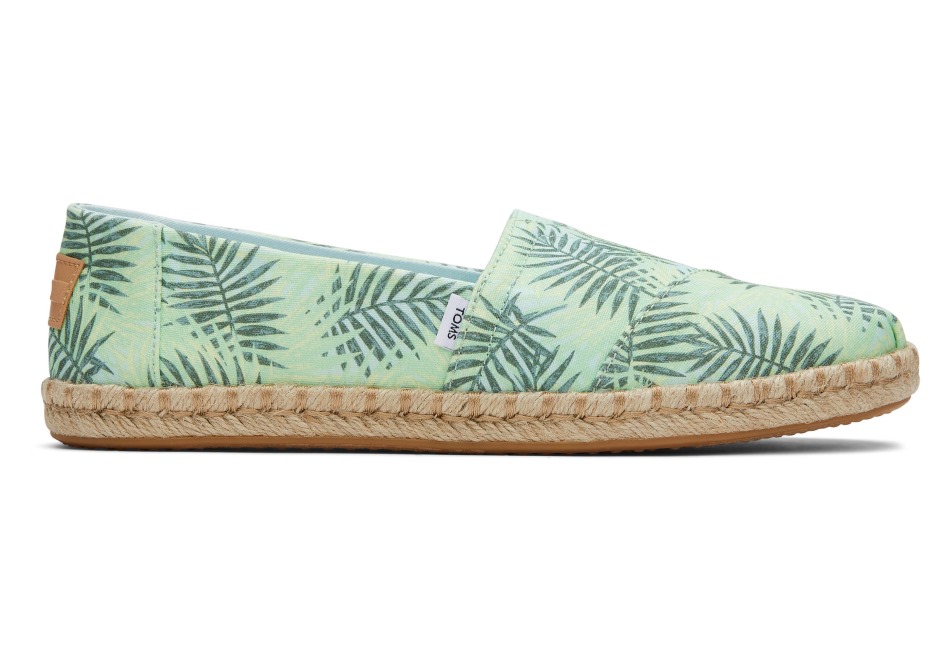 Toms Espadrille Alpargata πράσινο φοίνικα