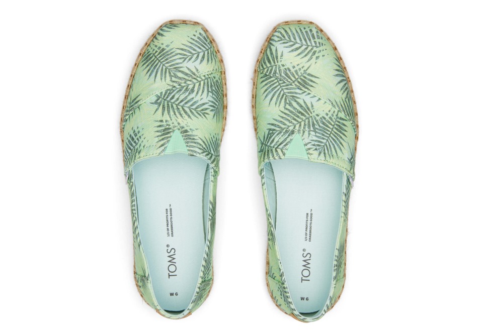 Toms Espadrille Alpargata πράσινο φοίνικα