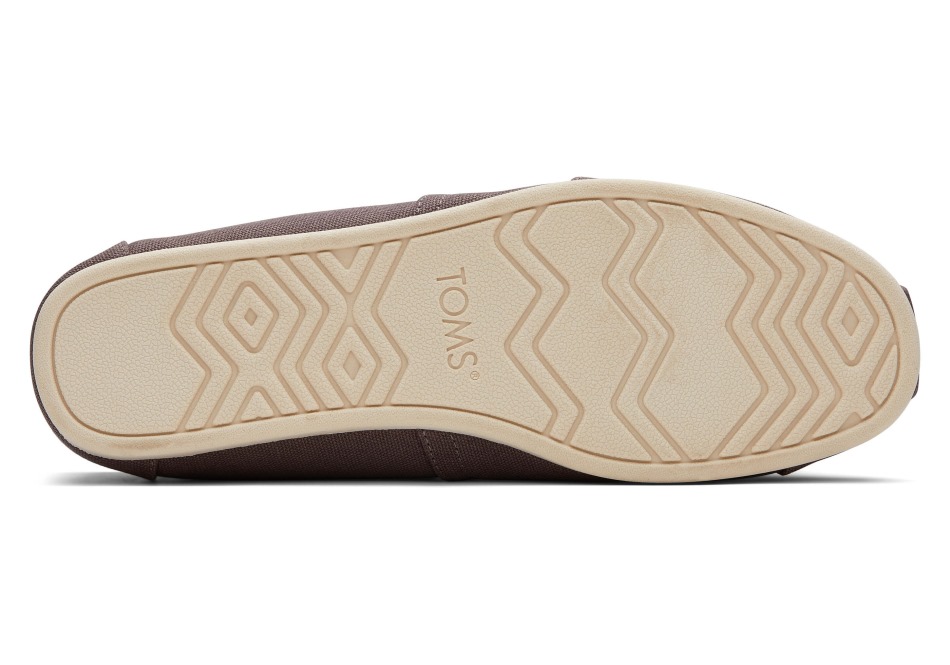 Alpargata ανακυκλωμένο βαμβακερό καμβά Toms στάχτη