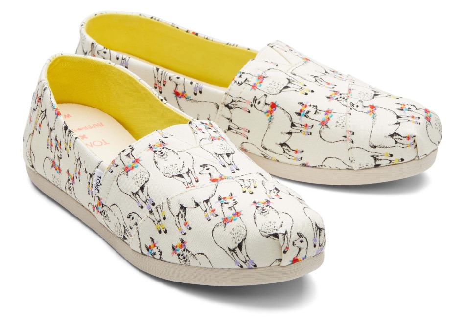 Toms Alpargata χαρτί πηγή ελεφαντόδοντο