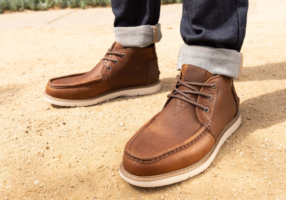 Toms Chukka αδιάβροχη μπότα φυστικί καφέ