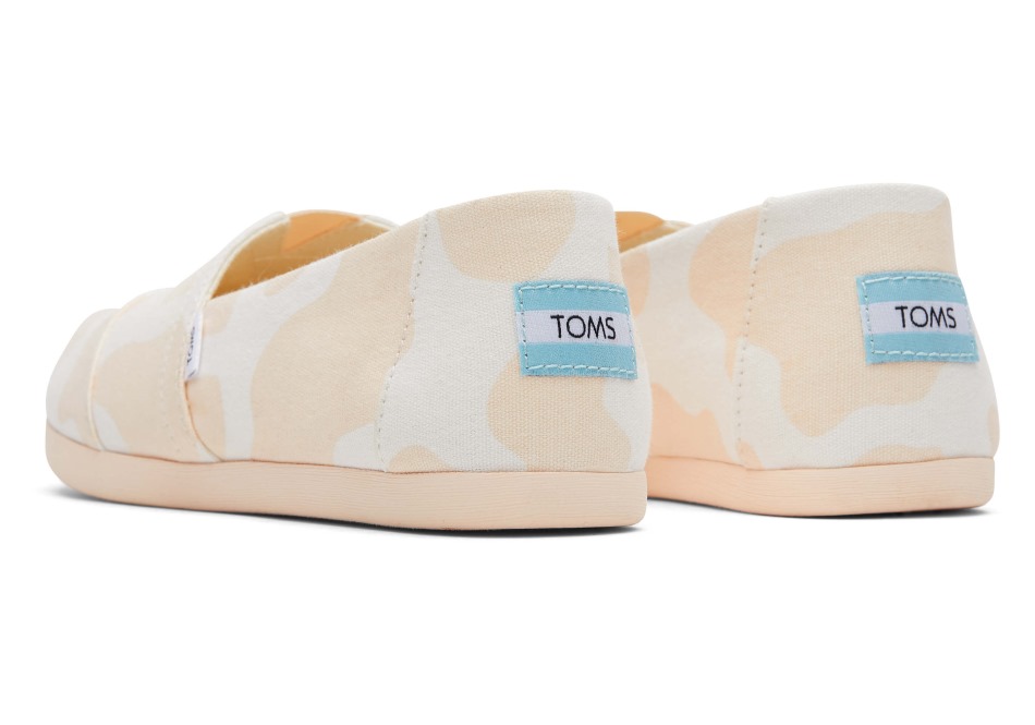 Toms Alpargata Cow Cow Print ανοιχτό ροδάκινο