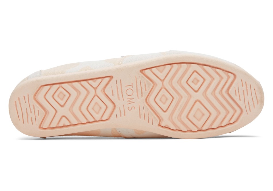 Toms Alpargata Cow Cow Print ανοιχτό ροδάκινο