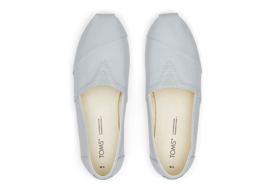 λινό κρεπ Toms εσπαντρίγγια μπλε κρέπα