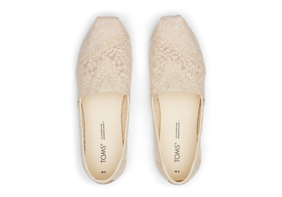 Toms Alpargata νέον κίτρινο ανακυκλωμένο βαμβακερό καμβά νέον κίτρινο