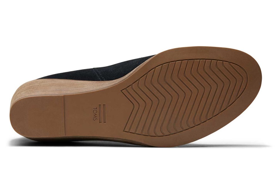 Toms Kallie Wedge μποτάκι μαύρο