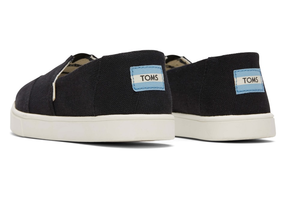 Toms Alpargata Cupsole Slip σε μαύρο
