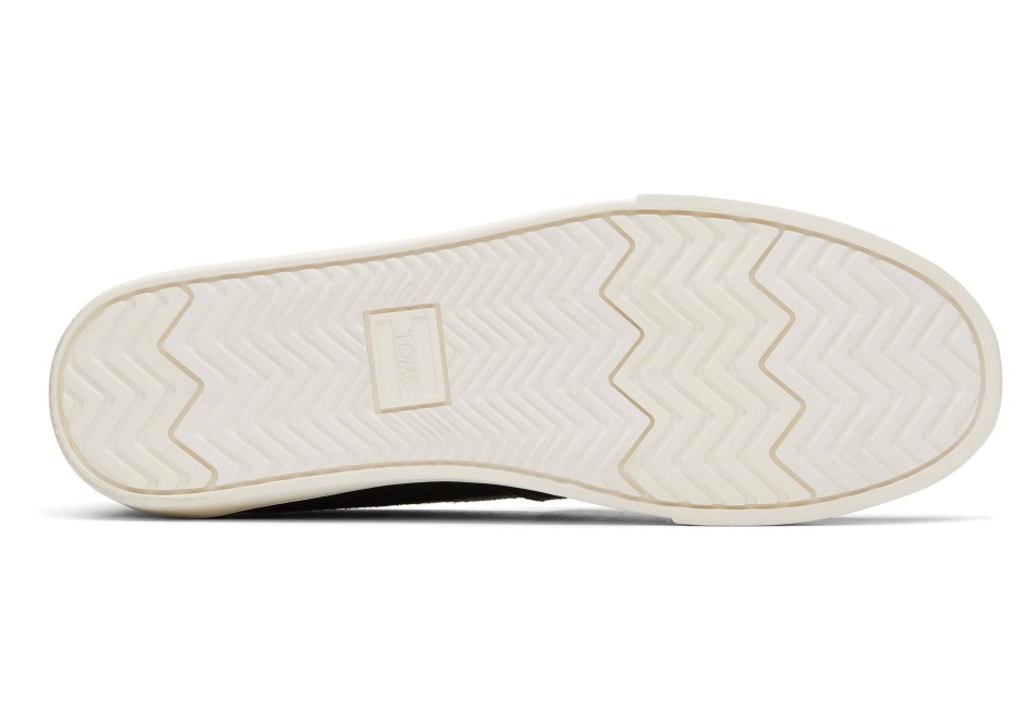 Toms Alpargata Cupsole Slip σε μαύρο