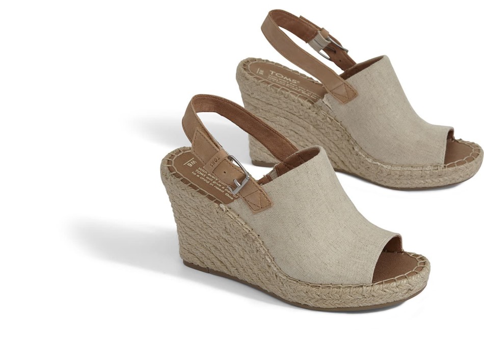 Toms Monica Wedge τακούνι φυσική