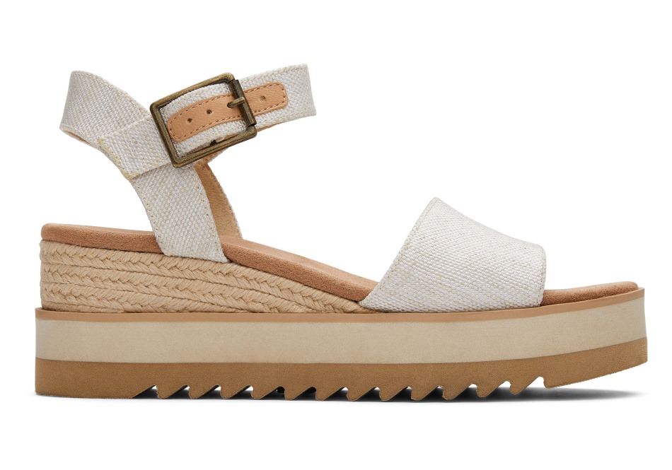 σανδάλι Toms Diana Wedge φυσικό