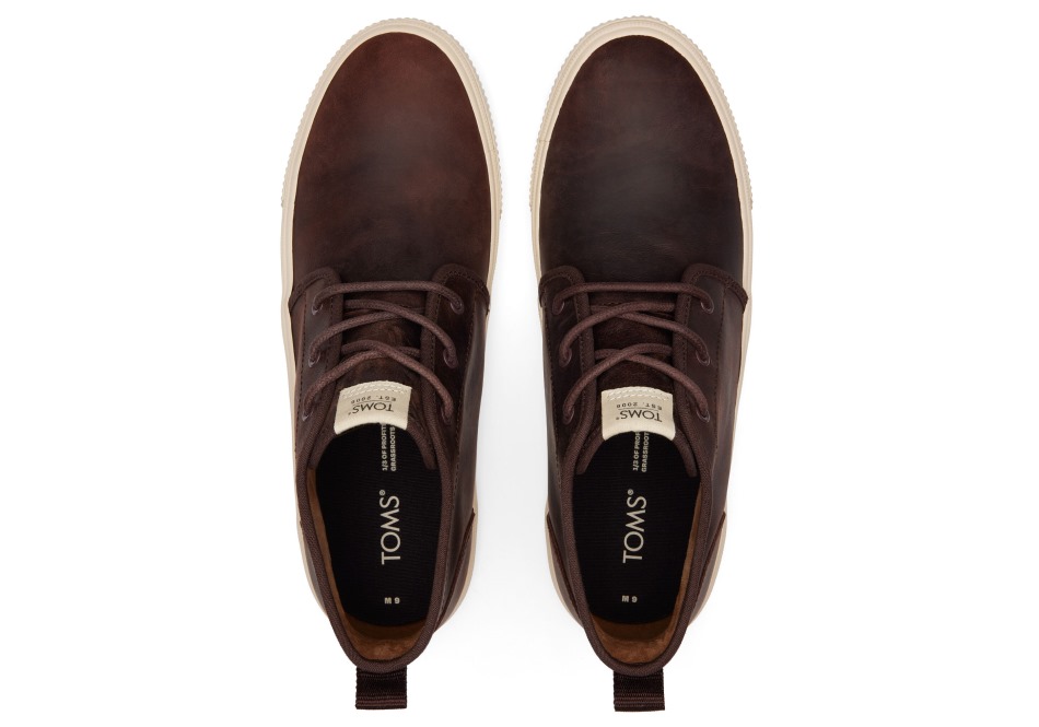 Sneaker Toms Carlo Mid Terrain αδιάβροχο αδιάβροχο καφέ γαρύφαλλο