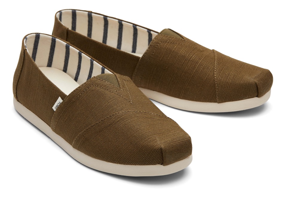 Toms Tie βαφή Alpargata κίτρινο