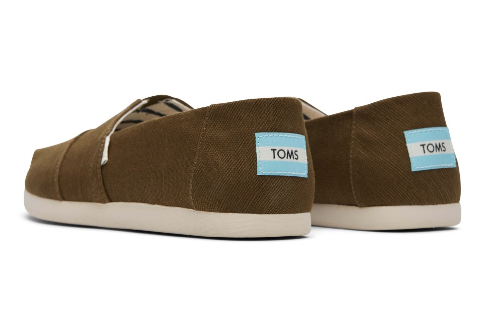 Toms Tie βαφή Alpargata κίτρινο