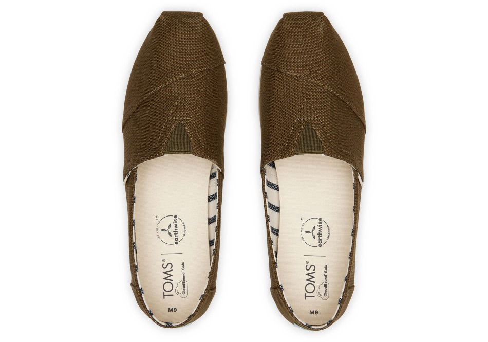 Toms Tie βαφή Alpargata κίτρινο