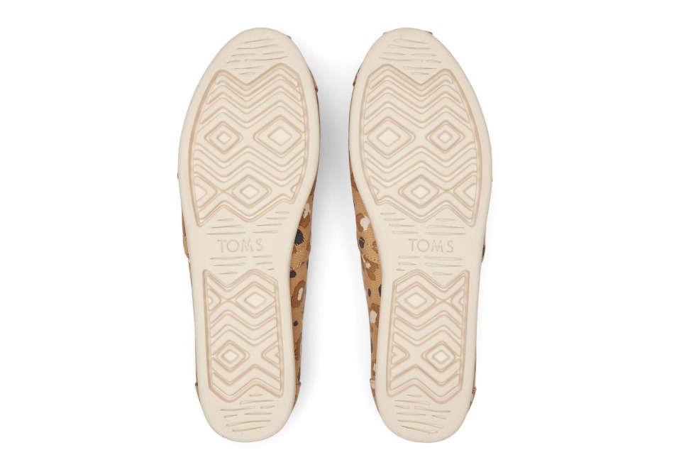 Toms Alpargata λεοπάρ καφέ λεοπάρδαλη