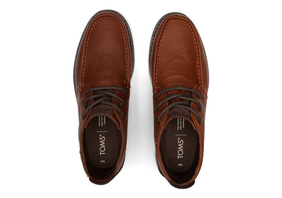 Toms Chukka αδιάβροχη μπότα Brushwood καφέ