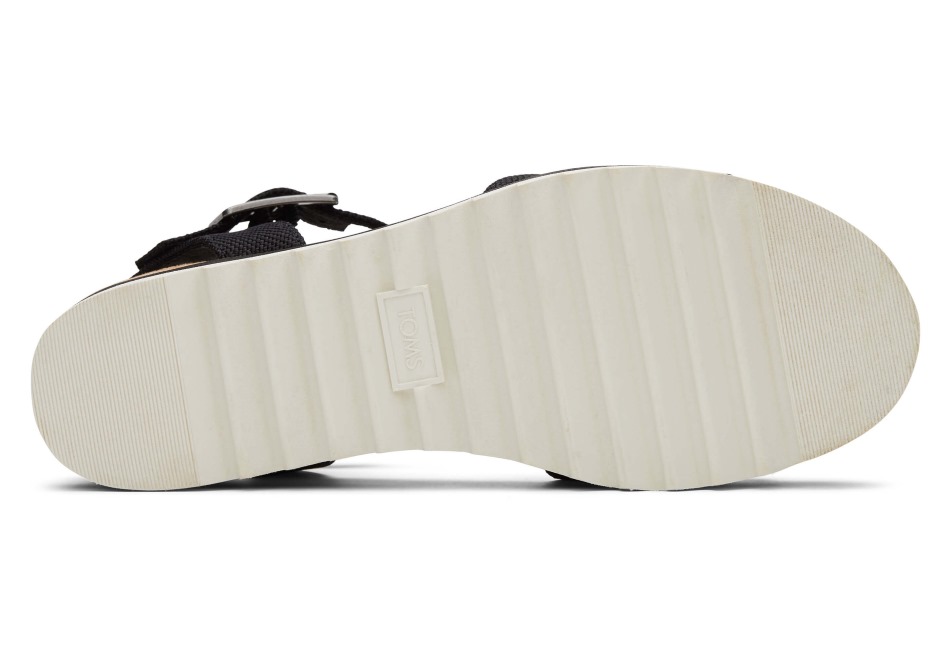 σανδάλι Toms Diana Wedge μαύρο