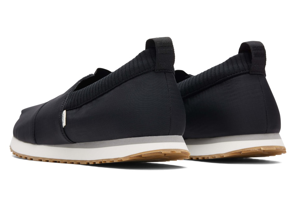 Toms κάτοικος Alpargata μαύρο