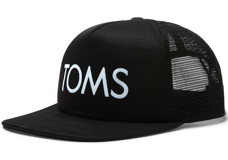 μαύρο καπέλο φορτηγατζή Toms Toms