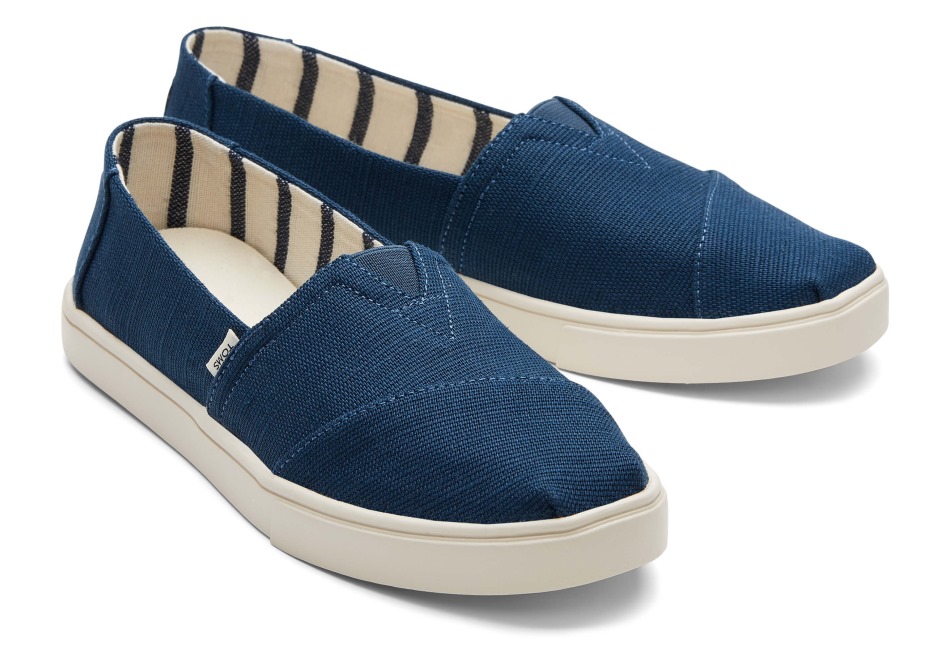 Slip Cupsole Toms Alpargata σε μπλε Majolica