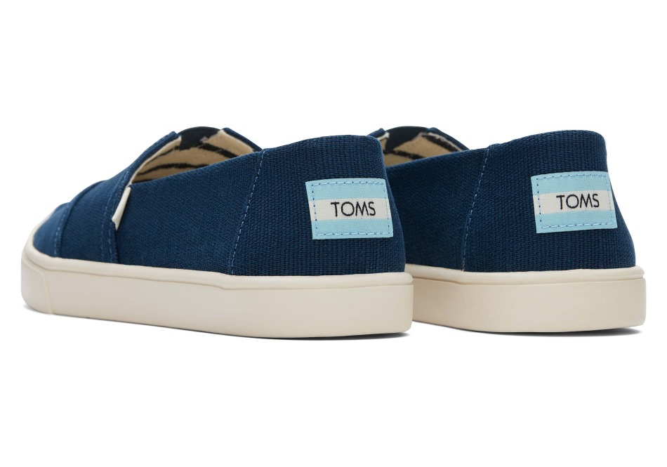 Slip Cupsole Toms Alpargata σε μπλε Majolica