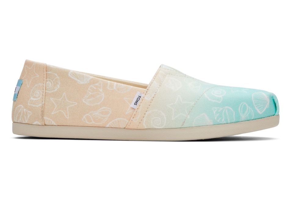 Toms Multi Ombre εσπαντρίγια κοχύλι Teal Ombre