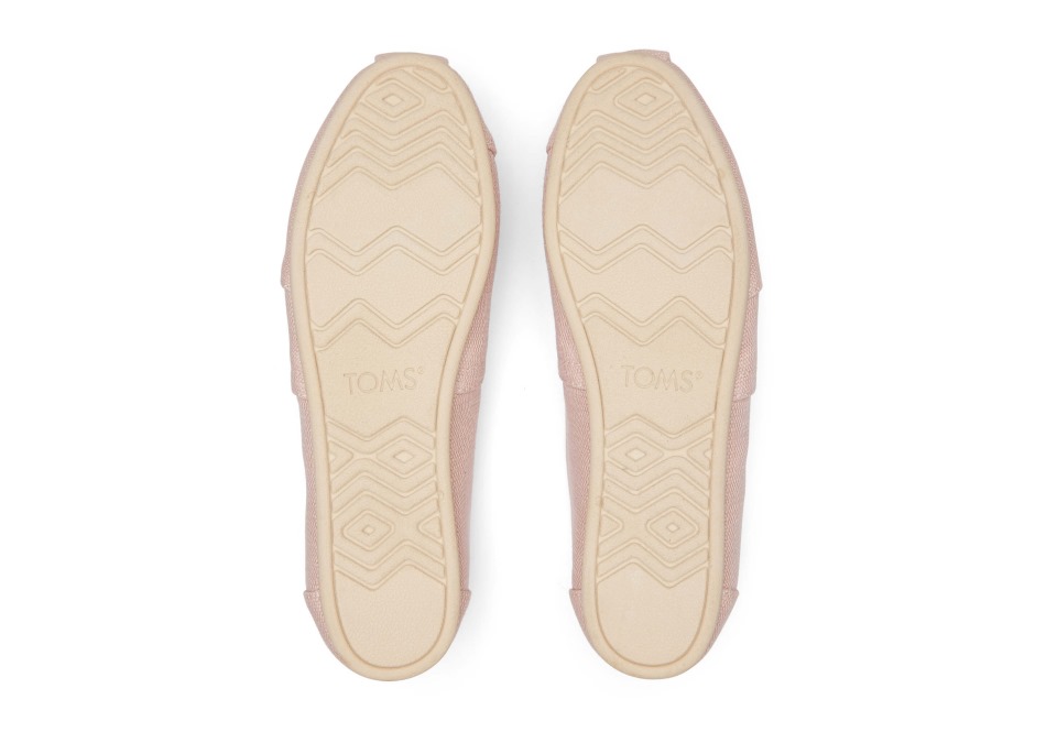 Toms Alpargata κληρονομιά καμβάς θολό ροζ