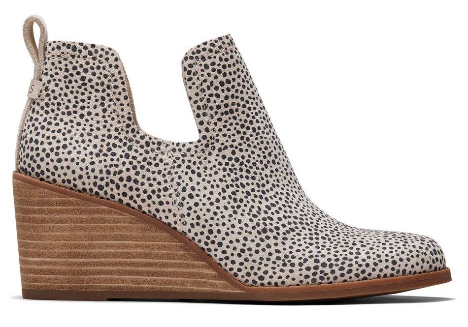 Toms Kallie Wedge Bootie Macadamia