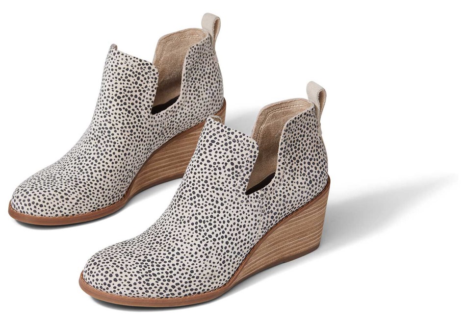 Toms Kallie Wedge Bootie Macadamia
