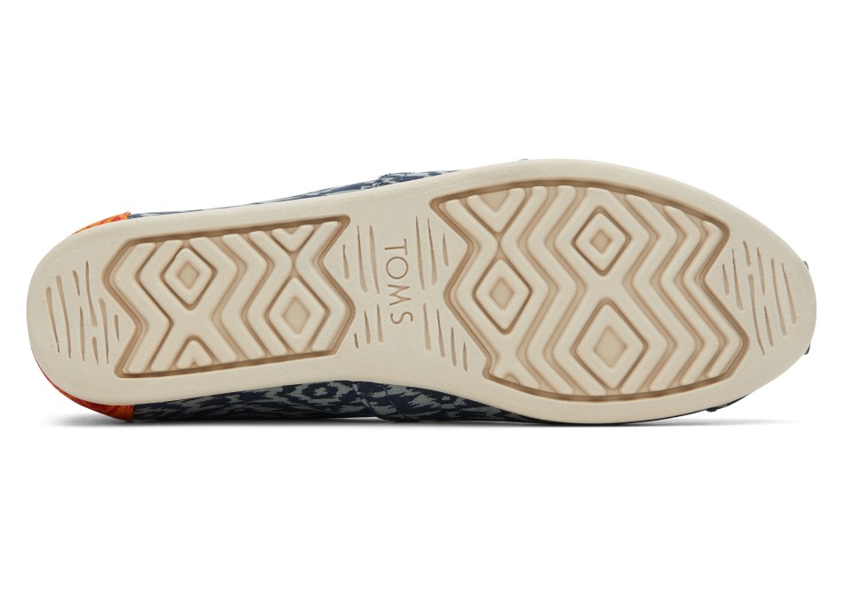 Toms εσπαντρίγιες Ikat διαμάντια Ikat Navy