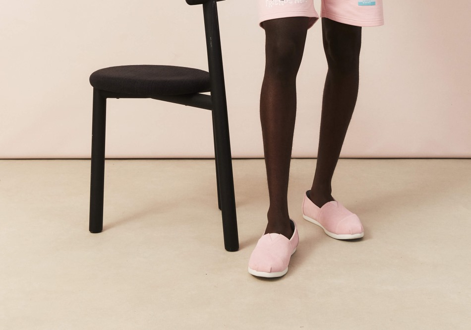 Toms Toms X Krost Alpargata σουέντ ροζ