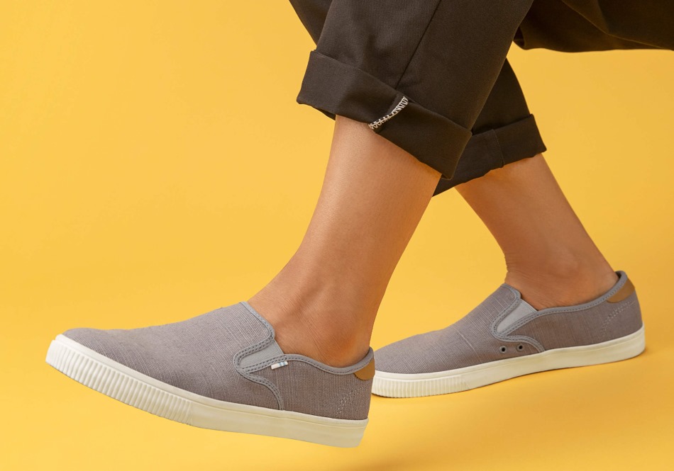 Baja Slip On Toms Gray