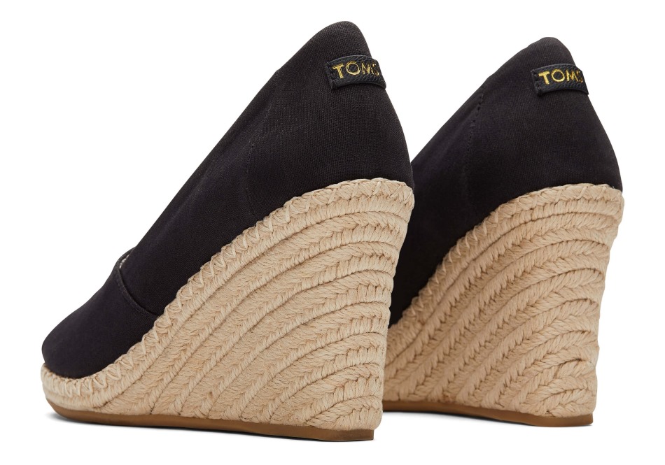 Toms Michelle Wedge τακούνι μαύρο