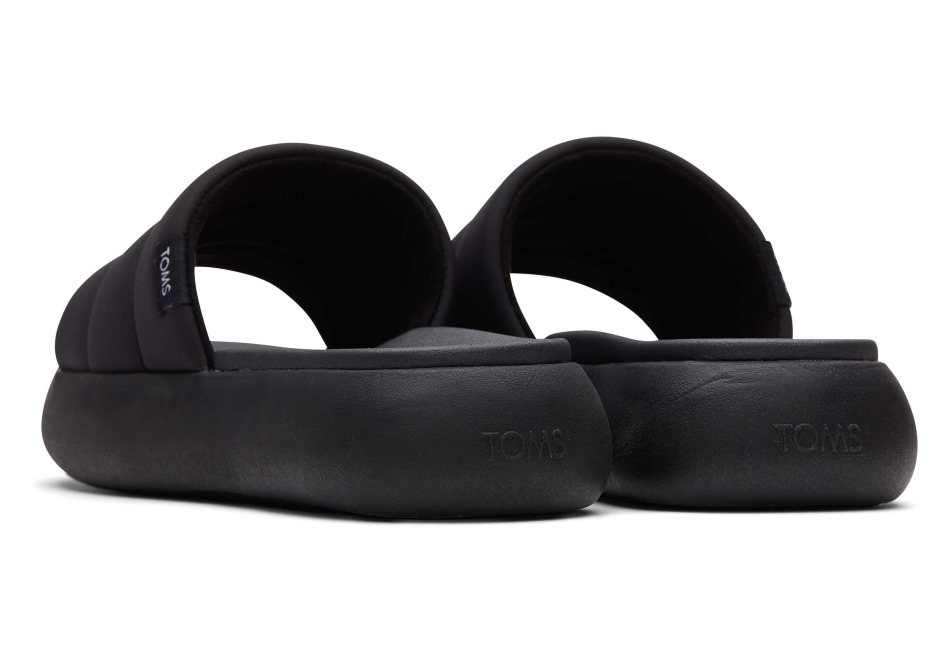 Toms Mallow Slide Repreve Black-black