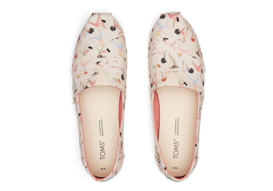 Toms Alpargata κατσικάκι γιόγκα ελαφριά άμμος