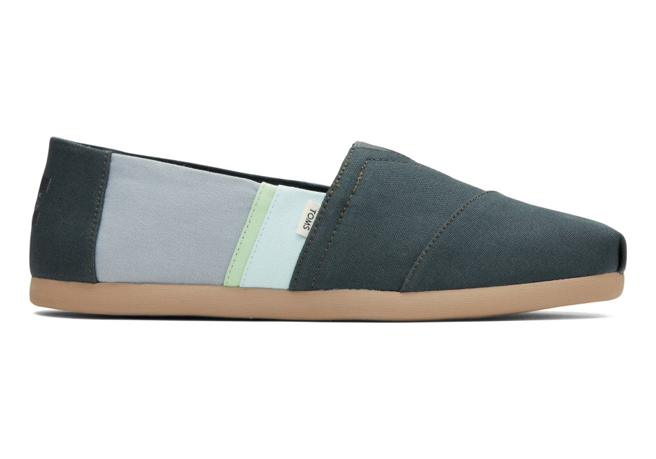 Toms Colourblock Alpargata δάσος πράσινο