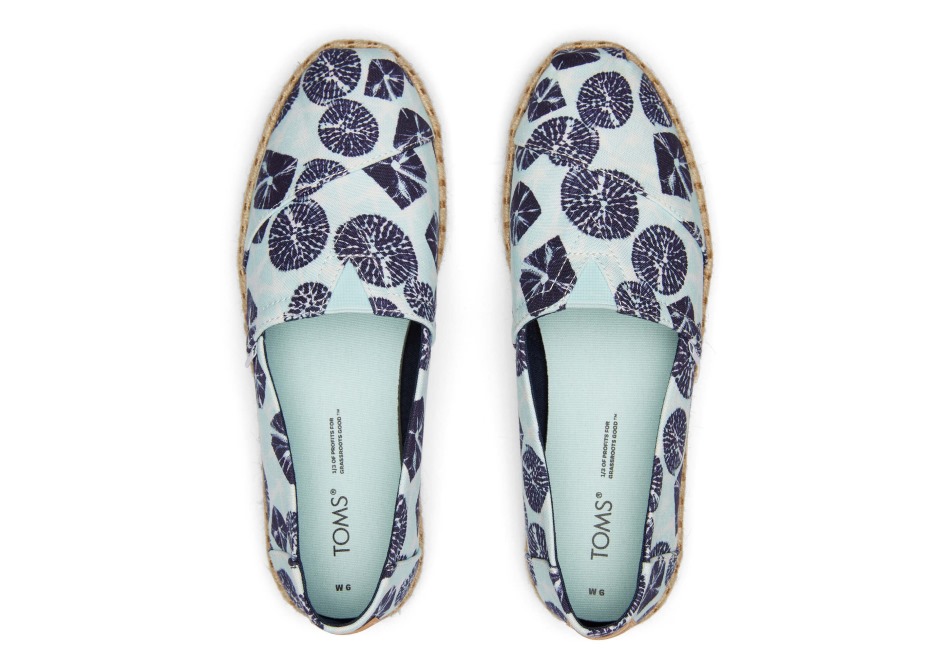 Toms Alpargata σχοινί εσπαντρίλια απαλό μπλε