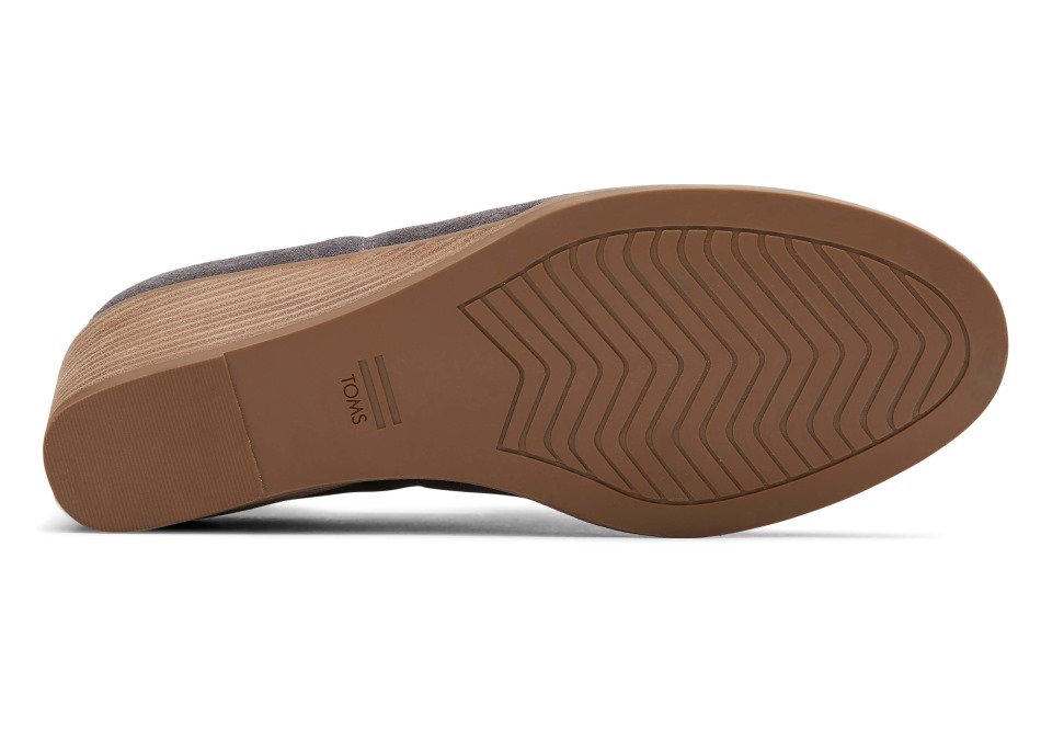 Toms Kallie Wedge Bootie πεζοδρόμιο γκρι