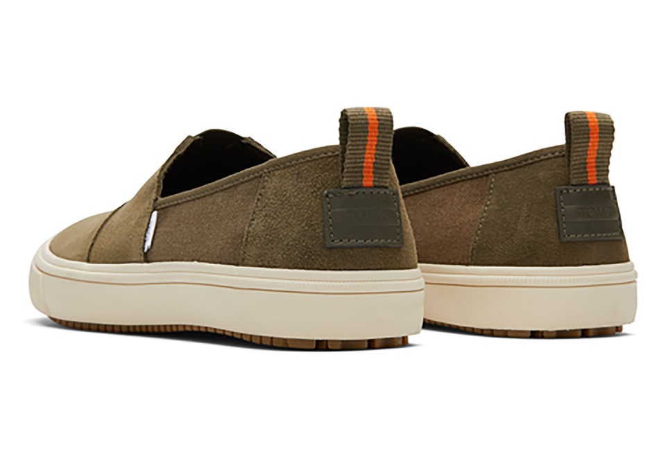 Toms Alpargata αδιάβροχο έδαφος αδιάβροχο σκούρα ελιά