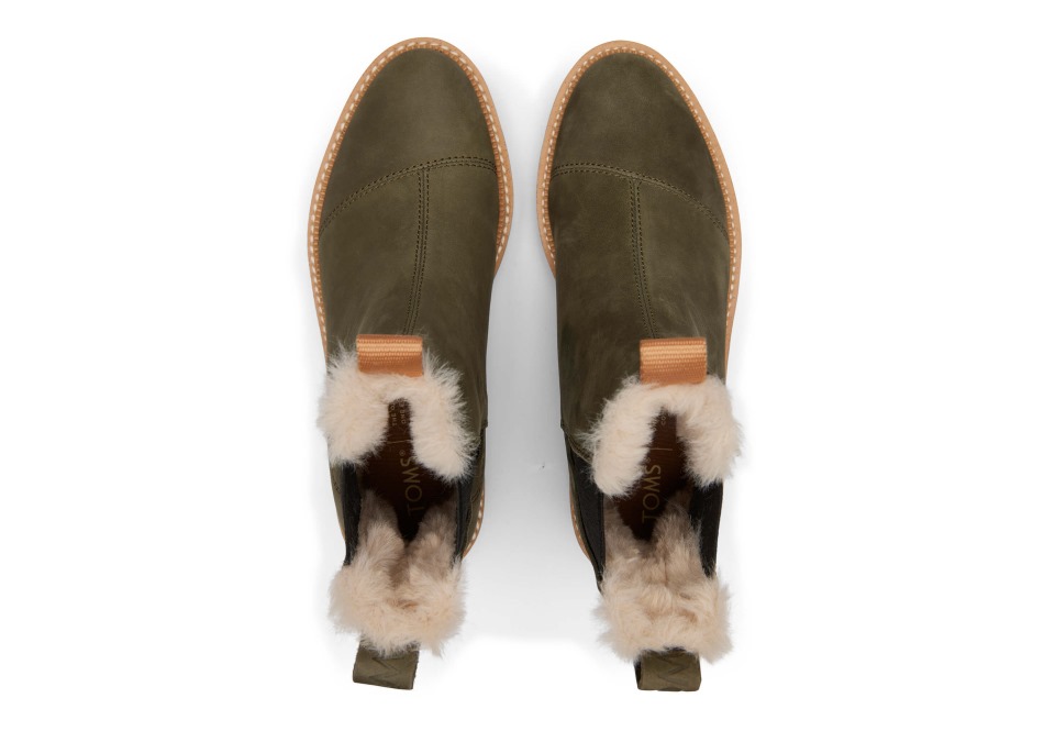 Toms Dakota Bootie άσφαλτος ελιά